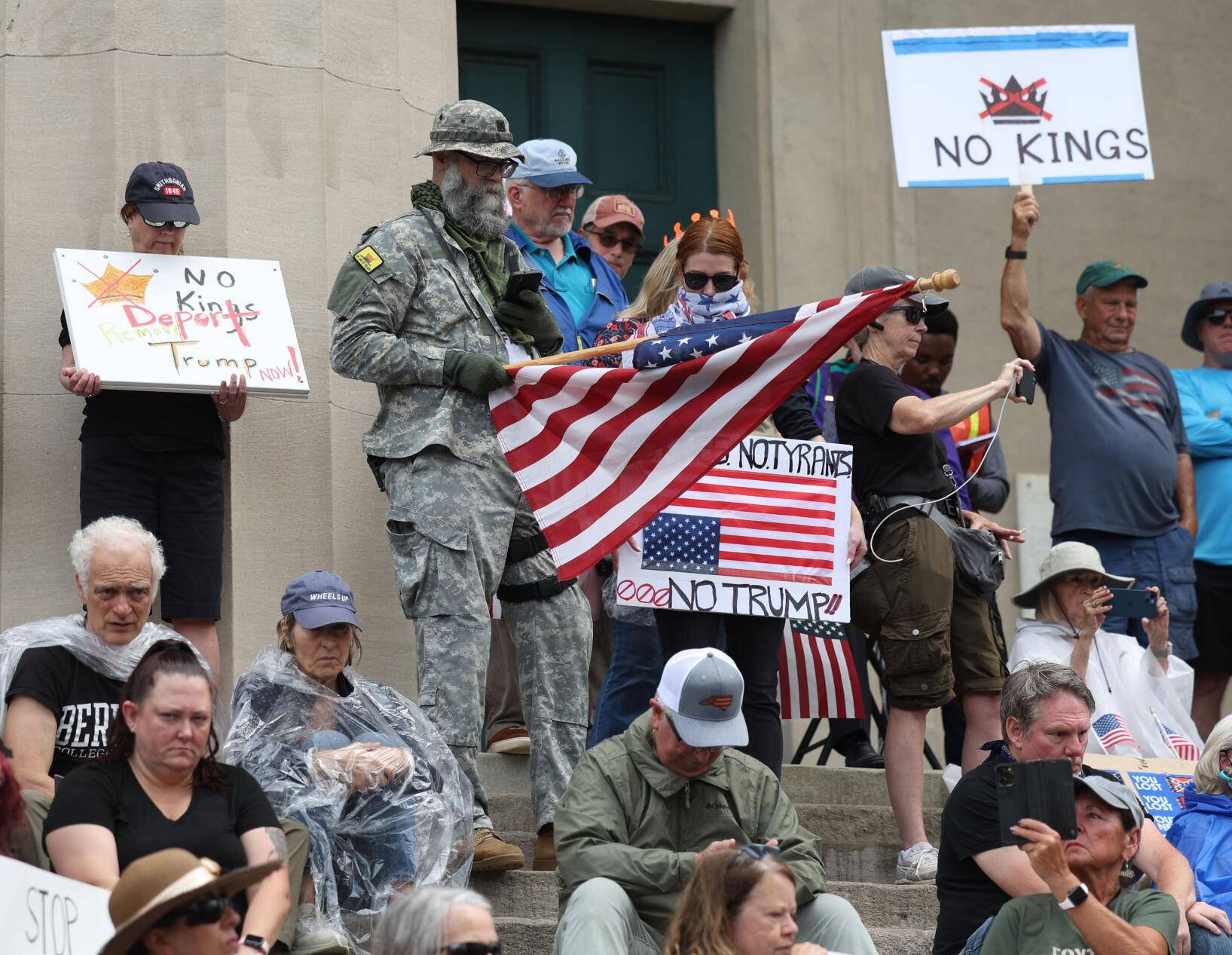People on steps of Metro Hall.JPG
